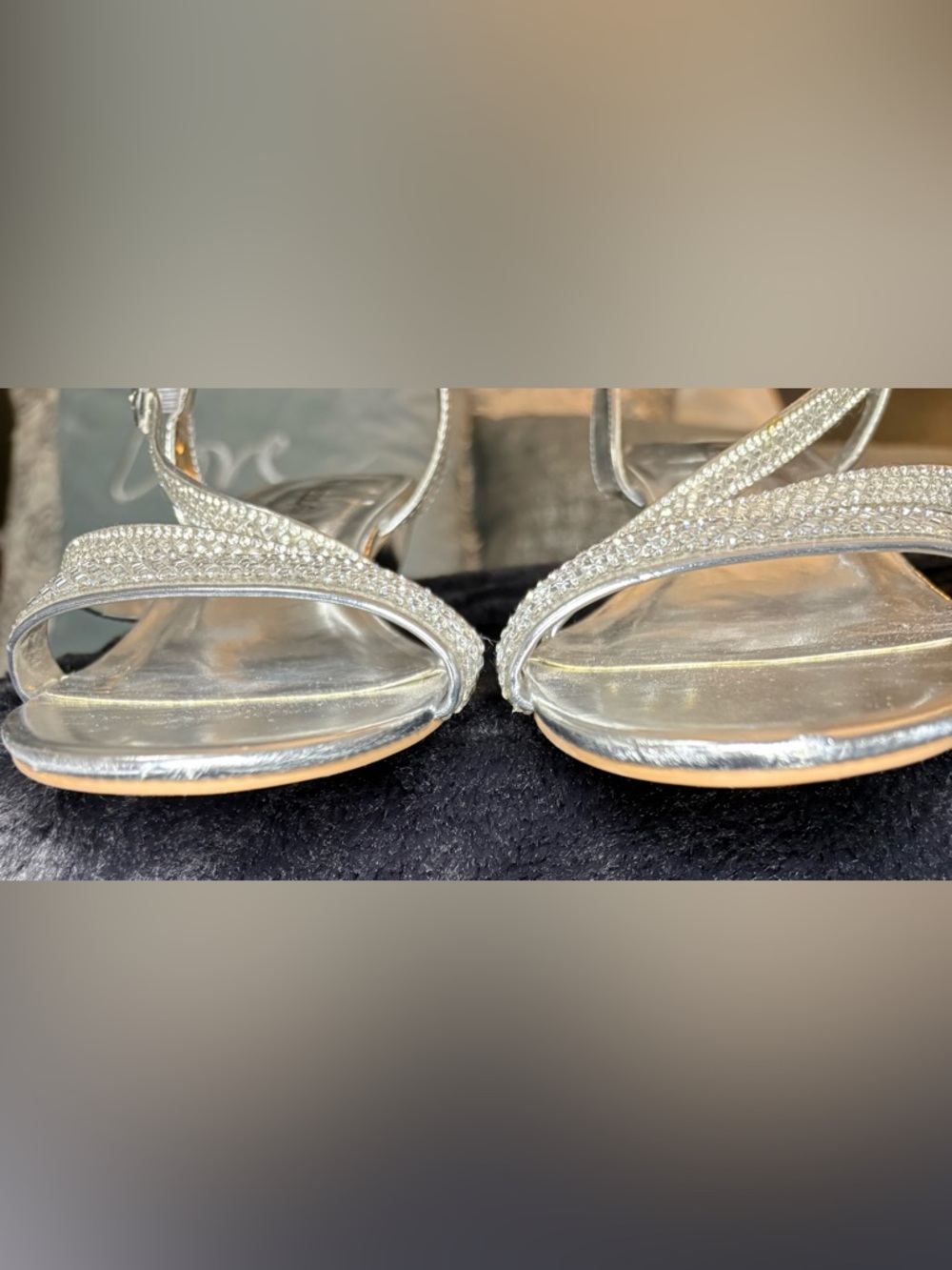Marbella Rhinestone Wedges - Silver - Picture 6 of 6